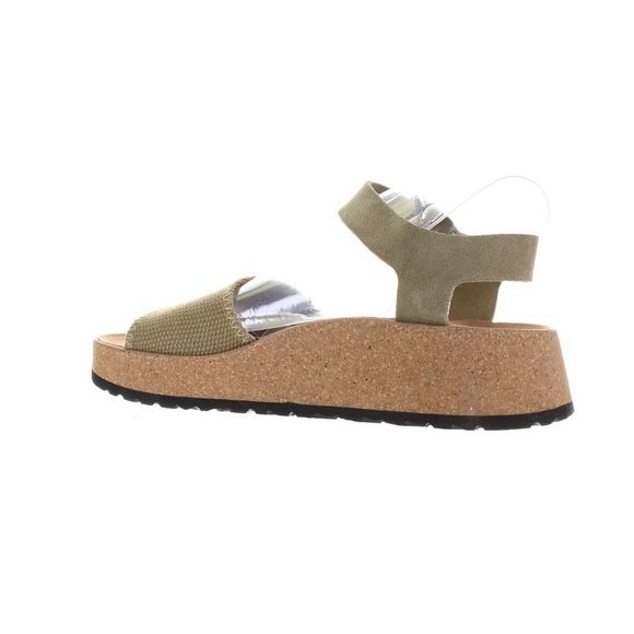 NWOT Papillio Women's "Glenda" Khaki Ankle Strap Heels EUR 39 Narrow (AA, N) - Picture 4 of 4